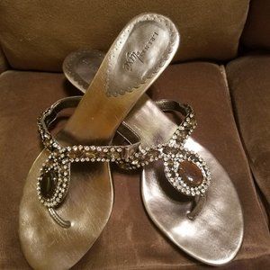 "CAMI"- J.Renee Luxe Heavy Jeweled Sandal  - Sz 9M
